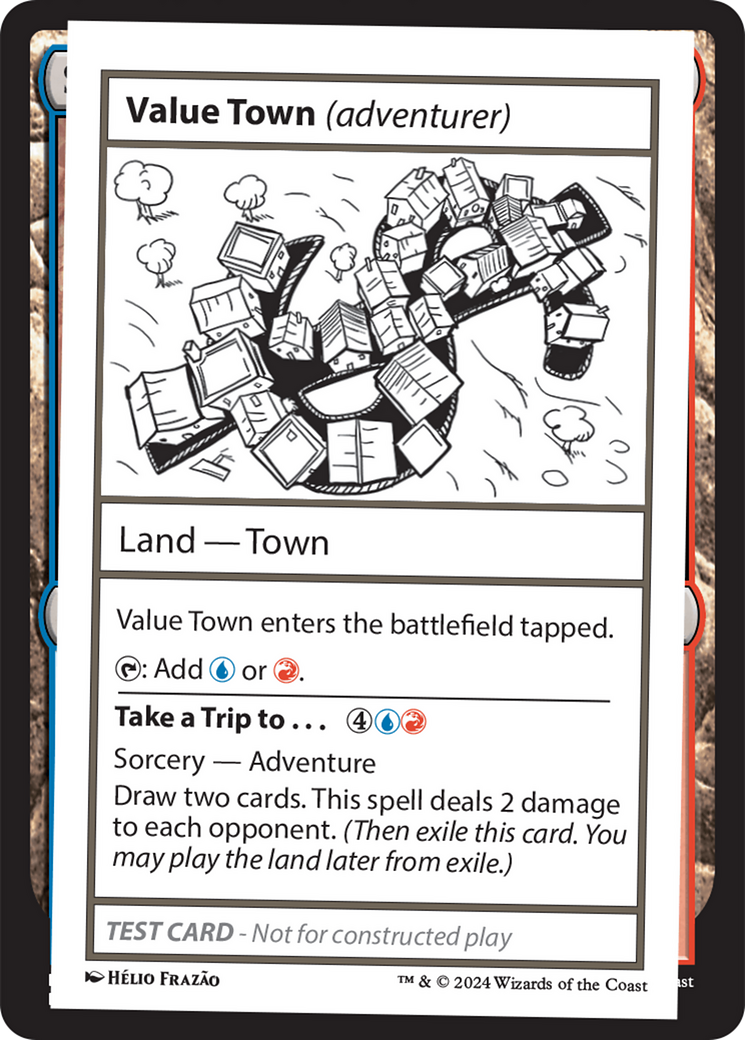 Value Town (adventurer) [Mystery Booster 2 Playtest Cards] | Tabernacle Games