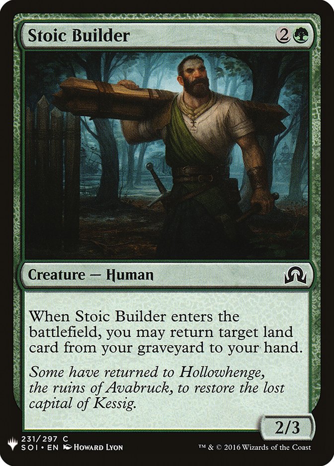 Stoic Builder [Mystery Booster] | Tabernacle Games