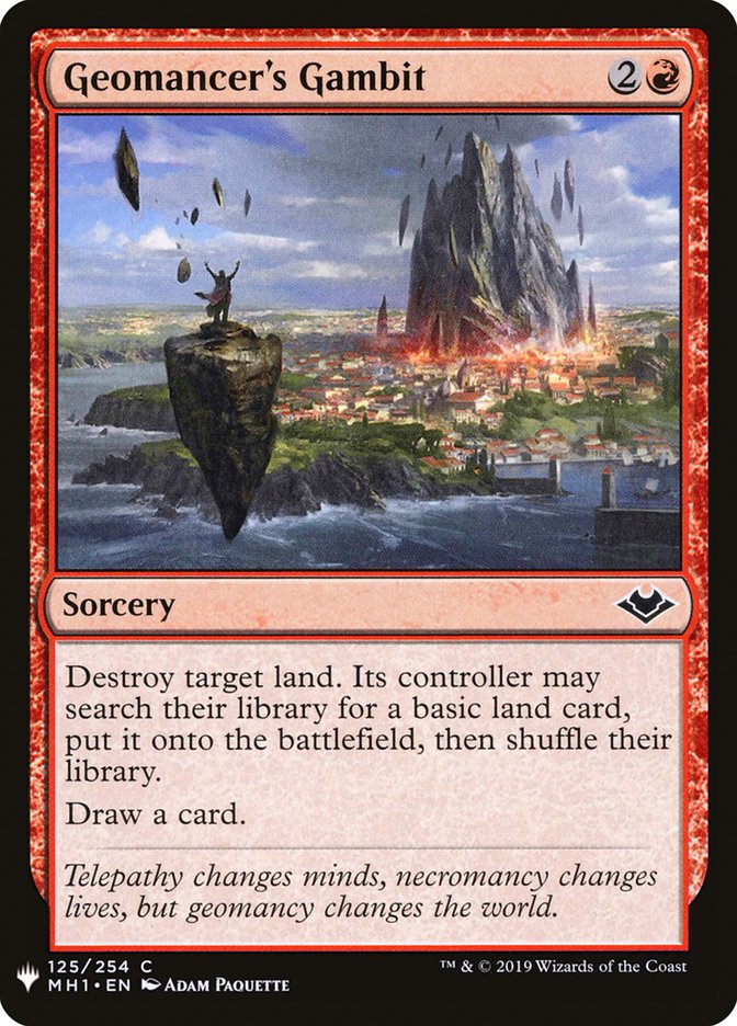 Geomancer's Gambit [Mystery Booster] | Tabernacle Games