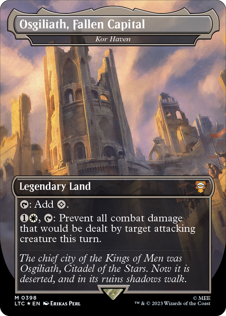 Osgiliath, Fallen Capital - Kor Haven (Surge Foil Realms and Relics) [The Lord of the Rings: Tales of Middle-Earth Commander] | Tabernacle Games