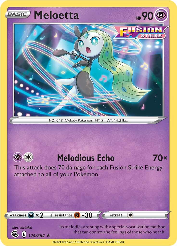 Meloetta (124/264) [Sword & Shield: Fusion Strike] | Tabernacle Games