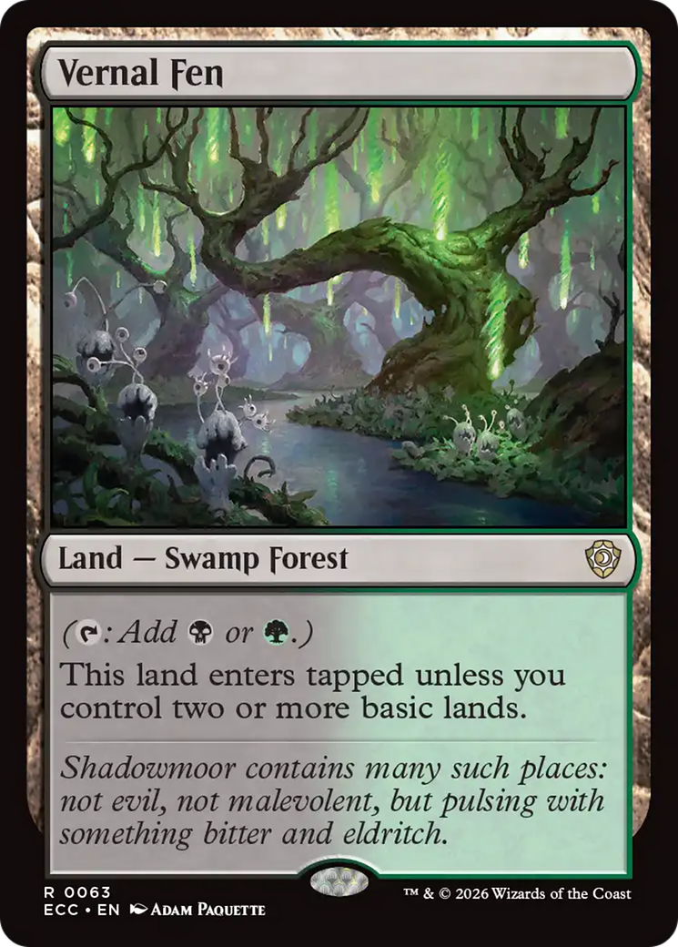 Vernal Fen [Lorwyn Eclipsed Commander] | Tabernacle Games