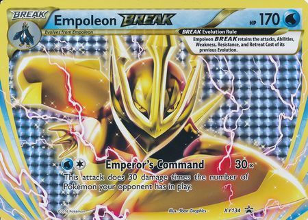 Empoleon BREAK (XY134) (Jumbo Card) [XY: Black Star Promos] | Tabernacle Games