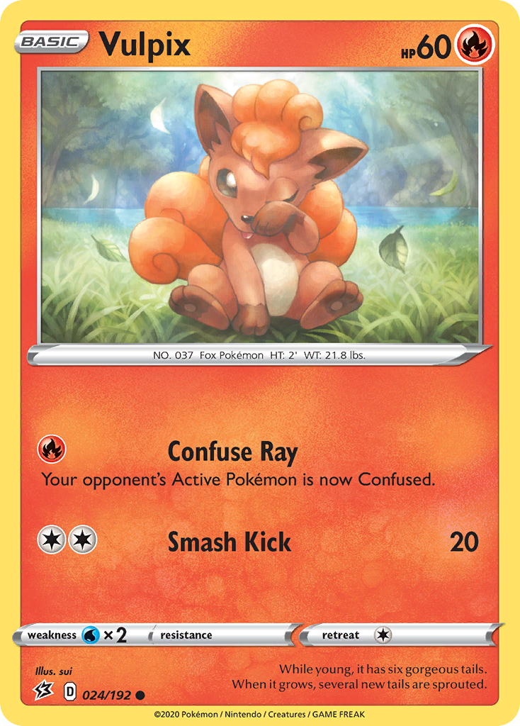 Vulpix (024/192) [Sword & Shield: Rebel Clash] | Tabernacle Games