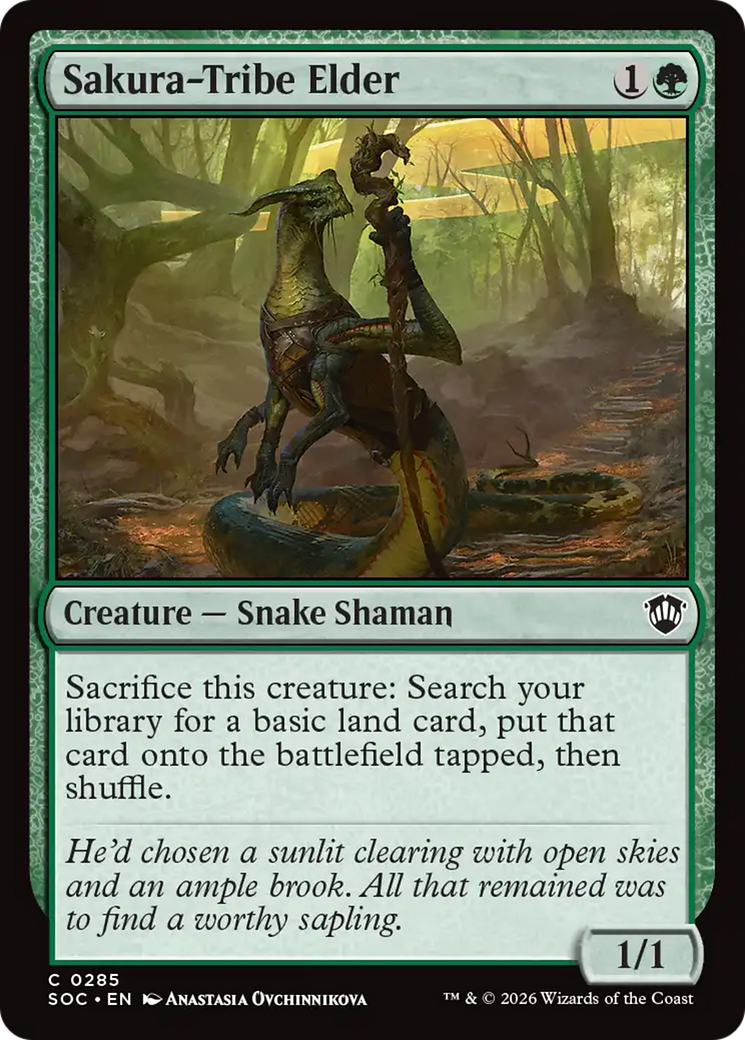 Sakura-Tribe Elder [Secrets of Strixhaven Commander] | Tabernacle Games
