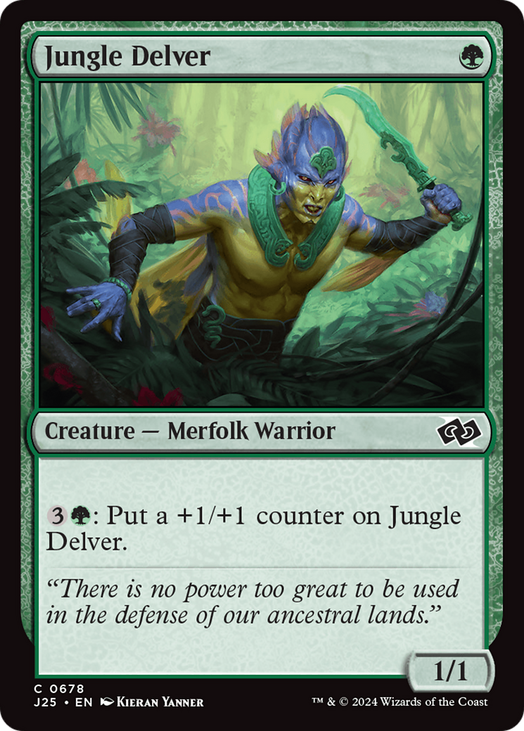 Jungle Delver [Foundations Jumpstart] | Tabernacle Games