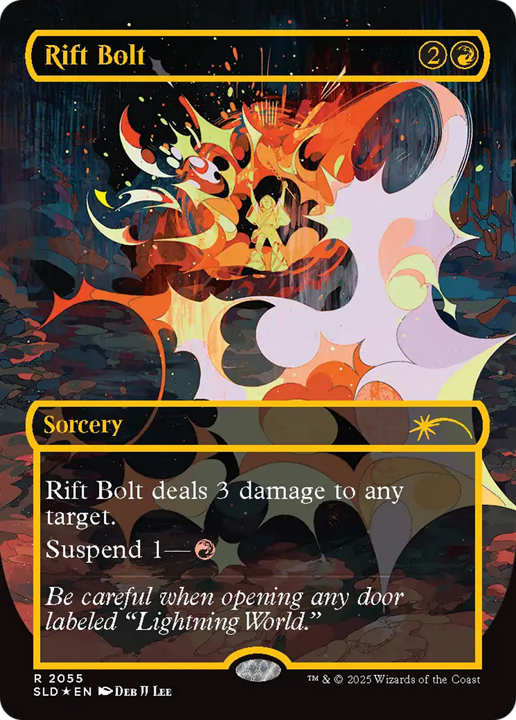 Rift Bolt (2055) (Raised Foil) [Secret Lair Drop Series] | Tabernacle Games