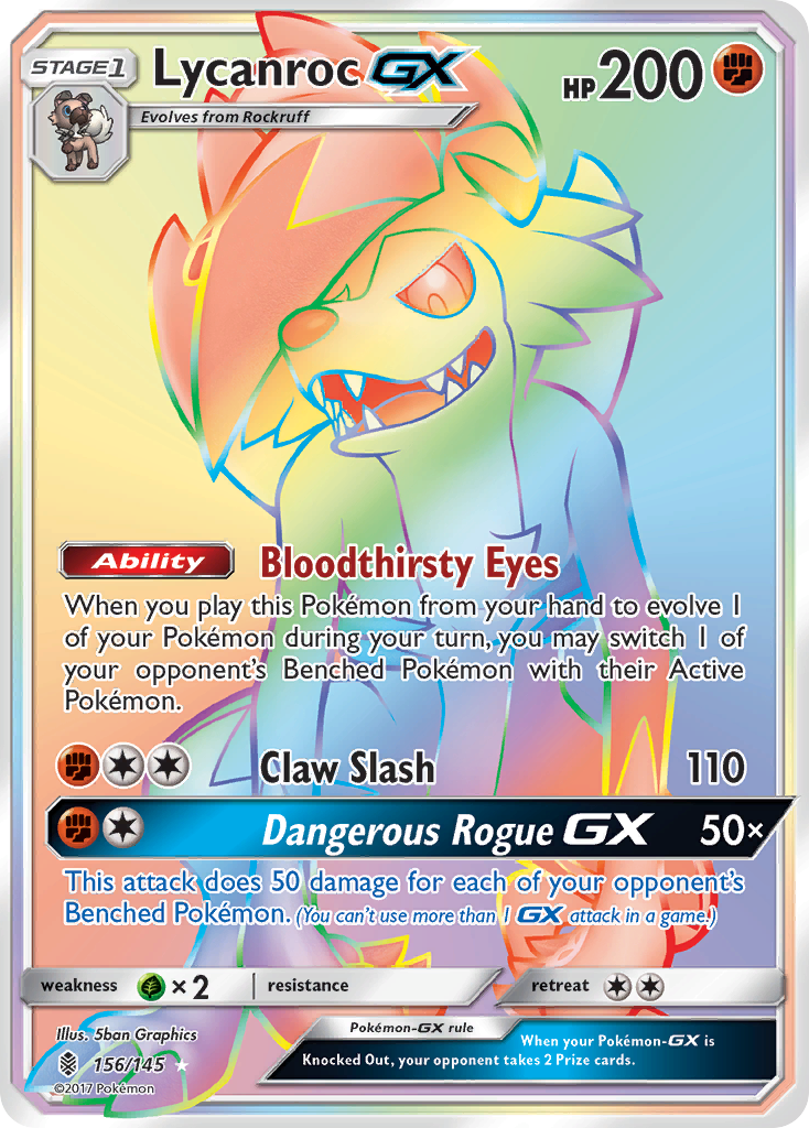 Lycanroc GX (156/145) [Sun & Moon: Guardians Rising] | Tabernacle Games