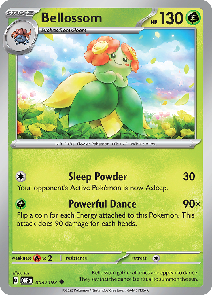 Bellossom (003/197) [Scarlet & Violet: Obsidian Flames] | Tabernacle Games