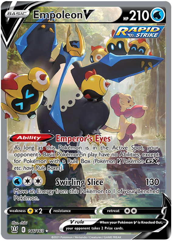 Empoleon V (146/163) [Sword & Shield: Battle Styles] | Tabernacle Games