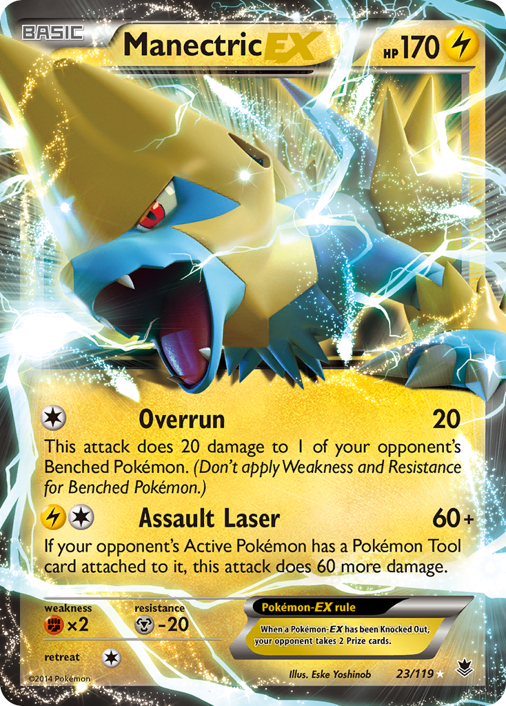 Manectric EX (23/119) [XY: Phantom Forces] | Tabernacle Games