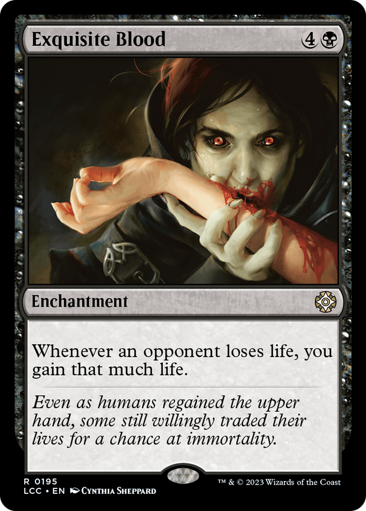Exquisite Blood [The Lost Caverns of Ixalan Commander] | Tabernacle Games
