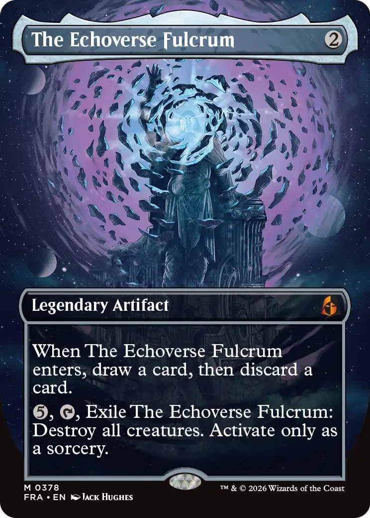 The Echoverse Fulcrum (Borderless) [Reality Fracture] | Tabernacle Games