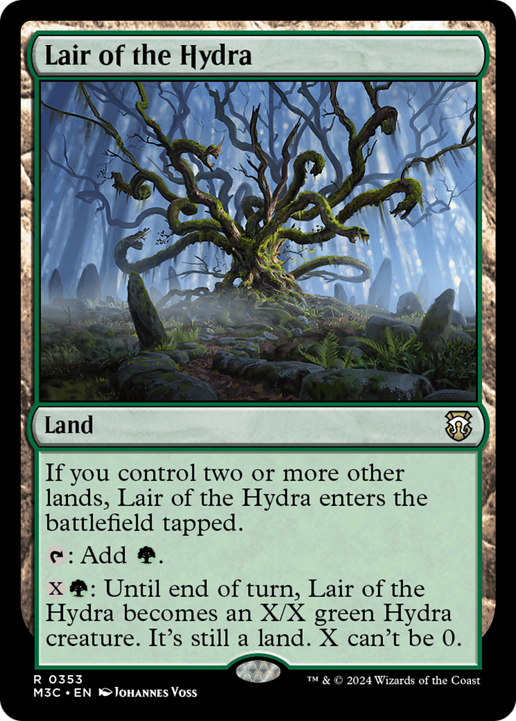 Lair of the Hydra (Ripple Foil) [Modern Horizons 3 Commander] | Tabernacle Games