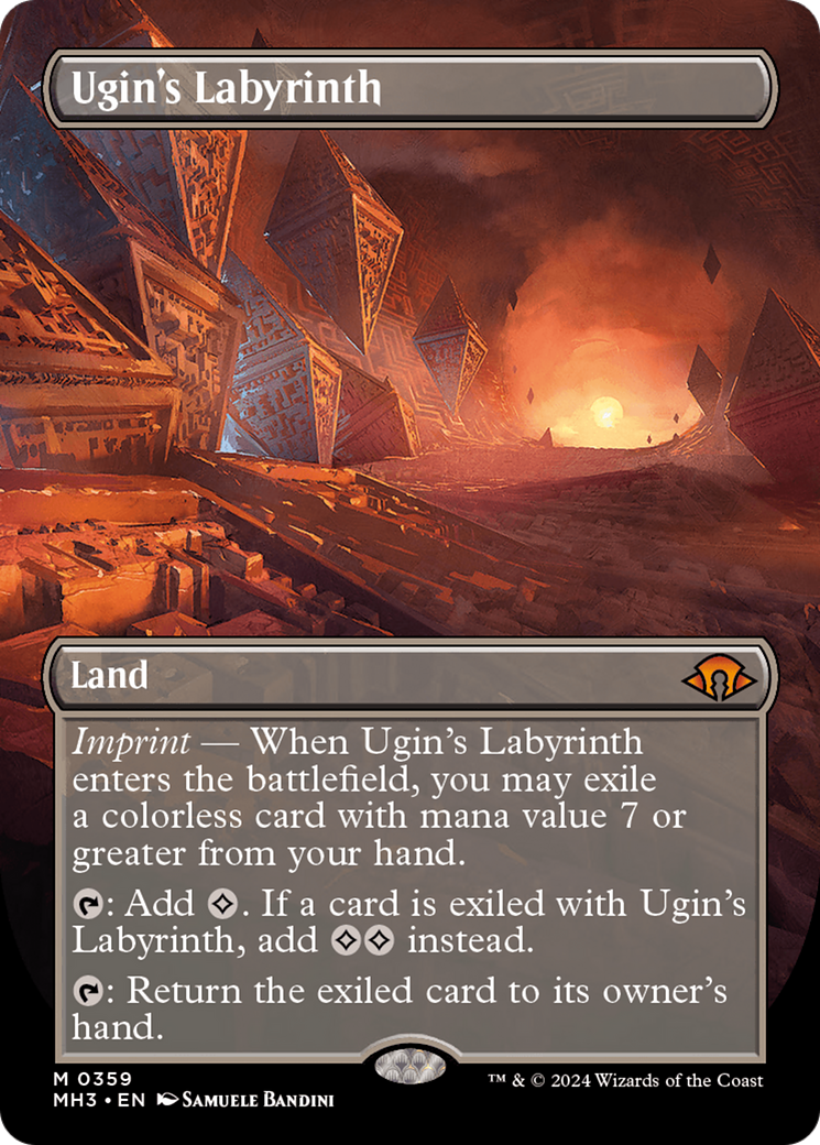 Ugin's Labyrinth (Borderless) [Modern Horizons 3] | Tabernacle Games