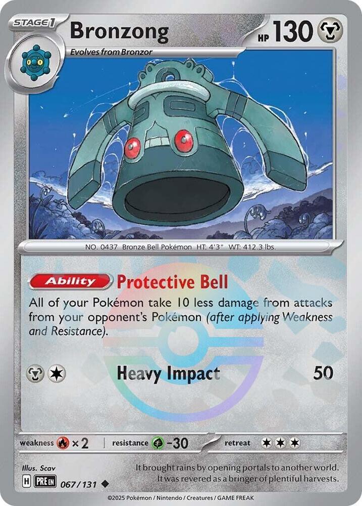 Bronzong (067/131) (Poke Ball Pattern) [Scarlet & Violet: Prismatic Evolutions] | Tabernacle Games