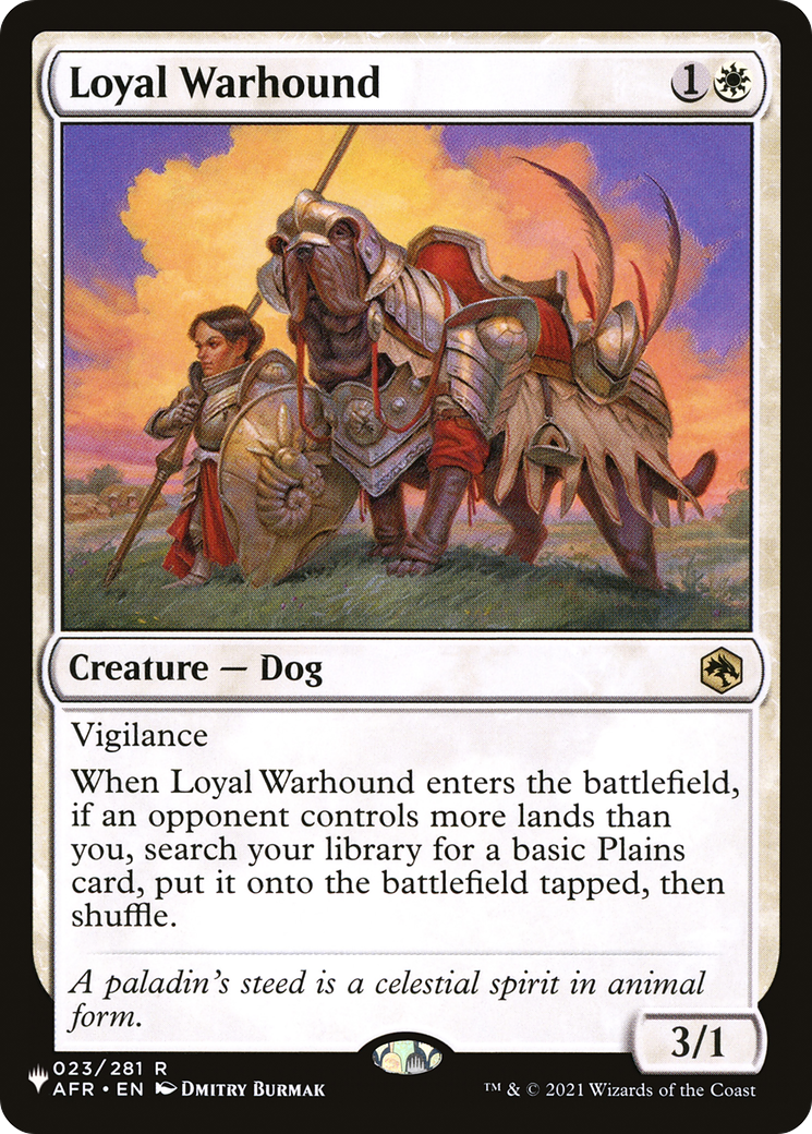 Loyal Warhound [The List] | Tabernacle Games