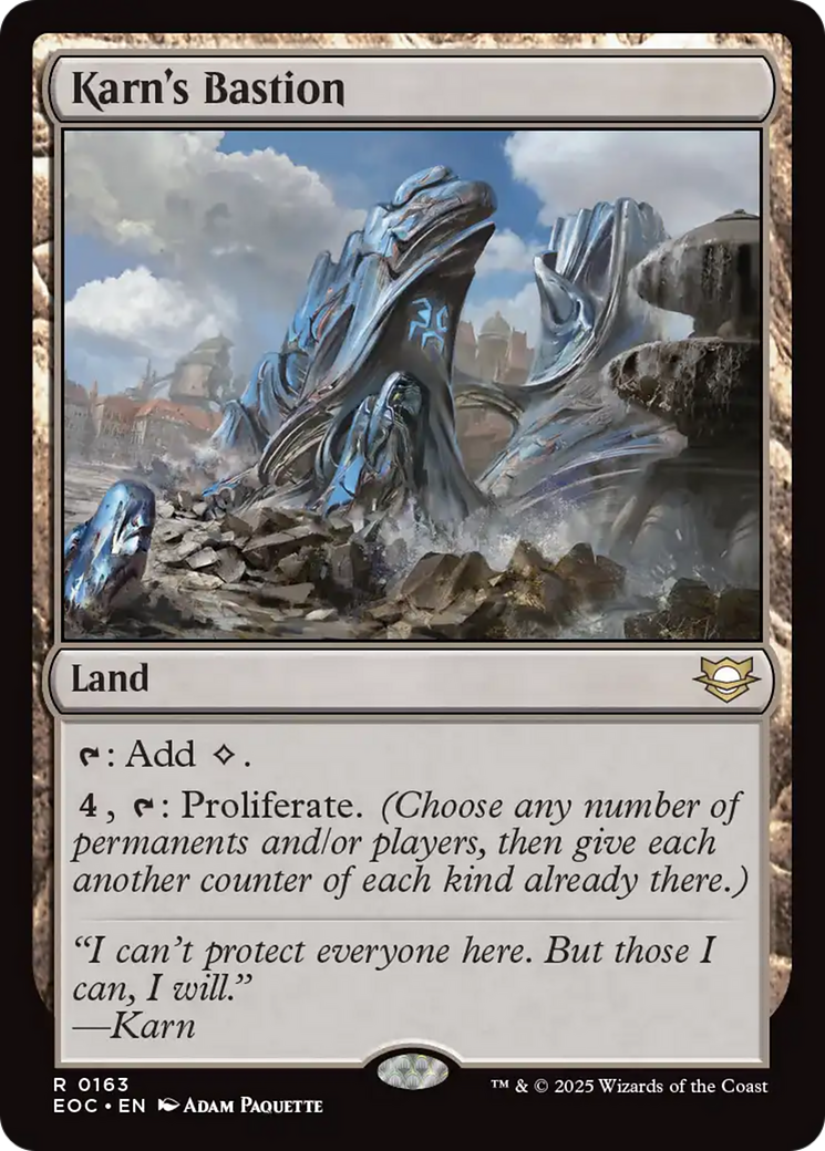 Karn's Bastion [Edge of Eternities Commander] | Tabernacle Games