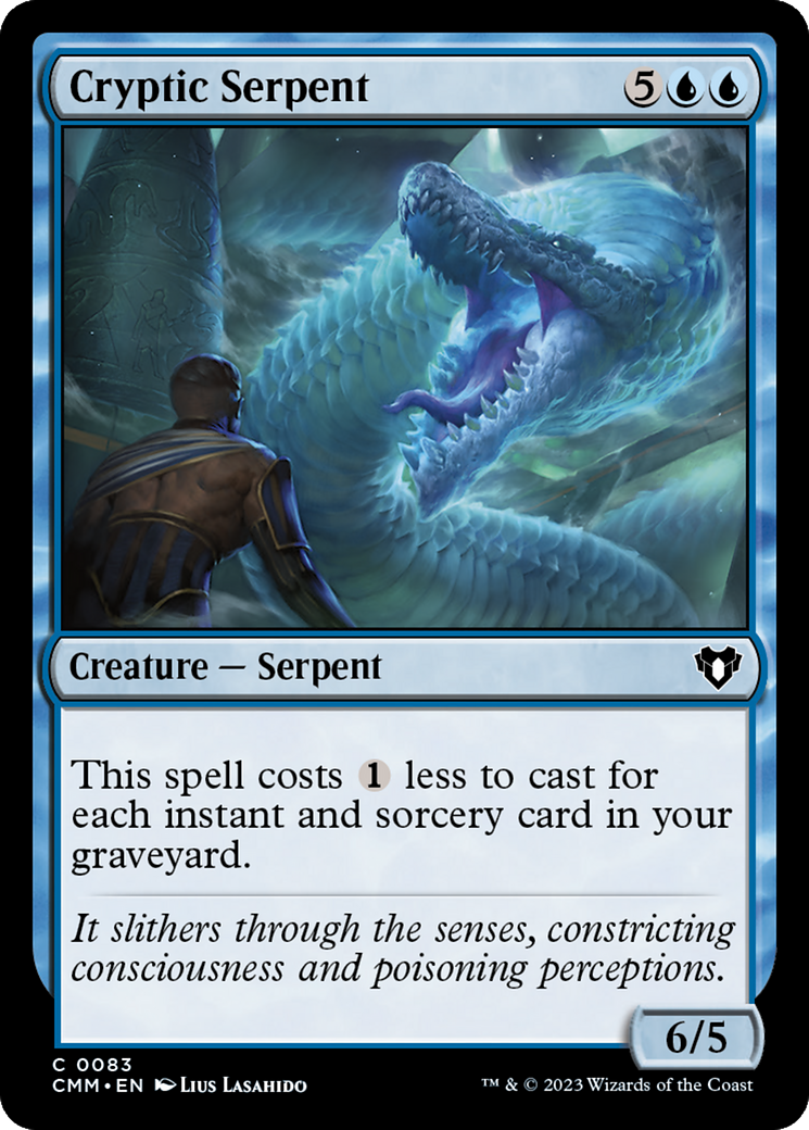 Cryptic Serpent [Commander Masters] | Tabernacle Games