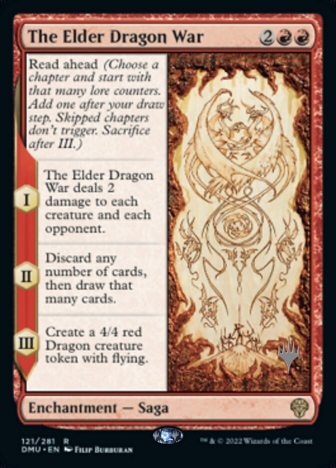 The Elder Dragon War (Promo Pack) [Dominaria United Promos] | Tabernacle Games