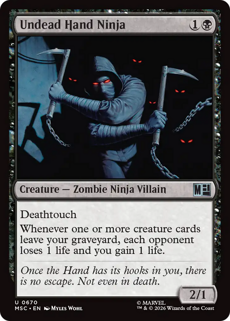 Undead Hand Ninja [Marvel Super Heroes Commander] | Tabernacle Games