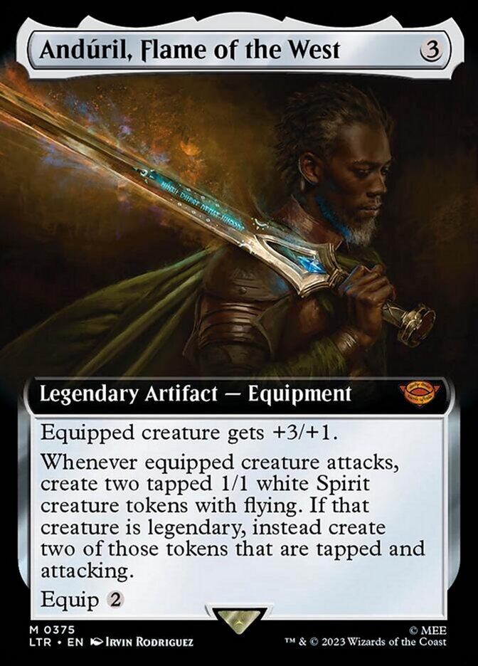 Anduril, Flame of the West (Extended Art) [The Lord of the Rings: Tales of Middle-Earth] | Tabernacle Games