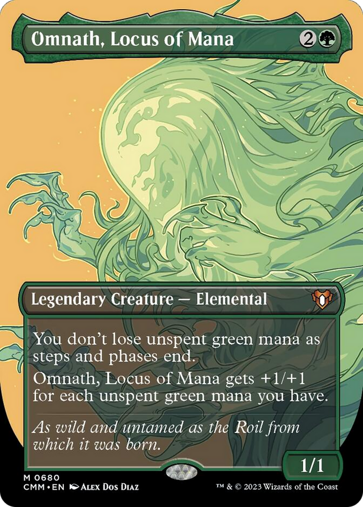 Omnath, Locus of Mana (Borderless Profile) [Commander Masters] | Tabernacle Games