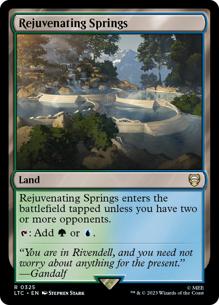 Rejuvenating Springs [The Lord of the Rings: Tales of Middle-Earth Commander] | Tabernacle Games