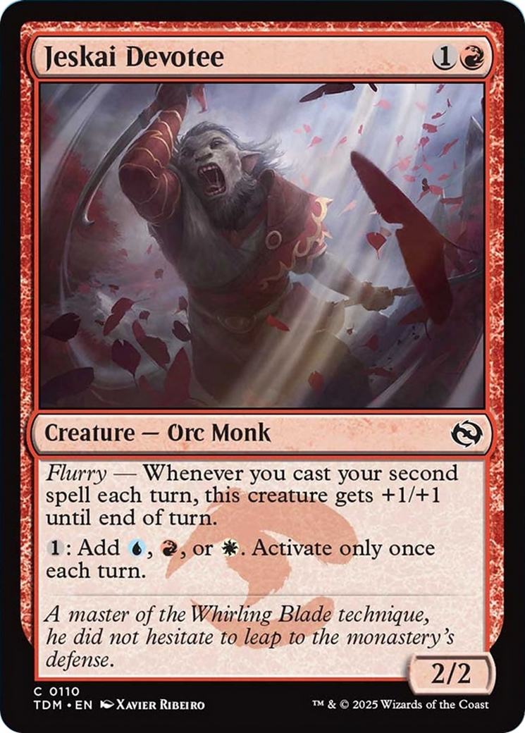 Jeskai Devotee [Tarkir: Dragonstorm] | Tabernacle Games