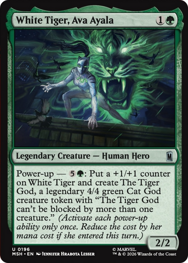 White Tiger, Ava Ayala [Marvel Super Heroes] | Tabernacle Games