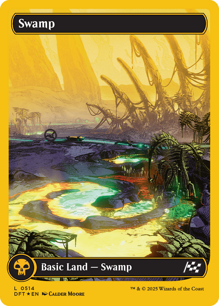 Swamp (0514) (First-Place Foil) [Aetherdrift] | Tabernacle Games