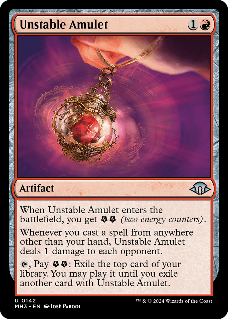 Unstable Amulet [Modern Horizons 3] | Tabernacle Games