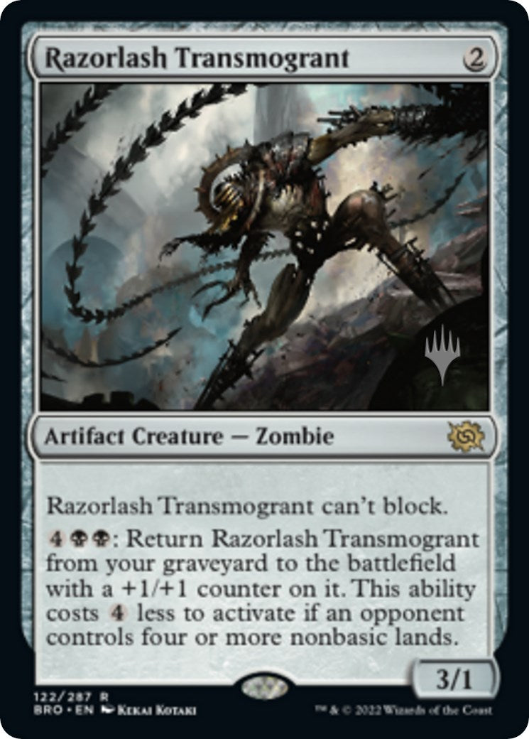 Razorlash Transmogrant (Promo Pack) [The Brothers' War Promos] | Tabernacle Games