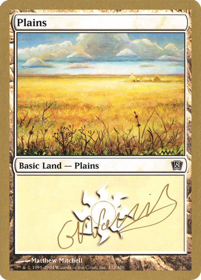 Plains (gn332) (Gabriel Nassif) [World Championship Decks 2004] | Tabernacle Games
