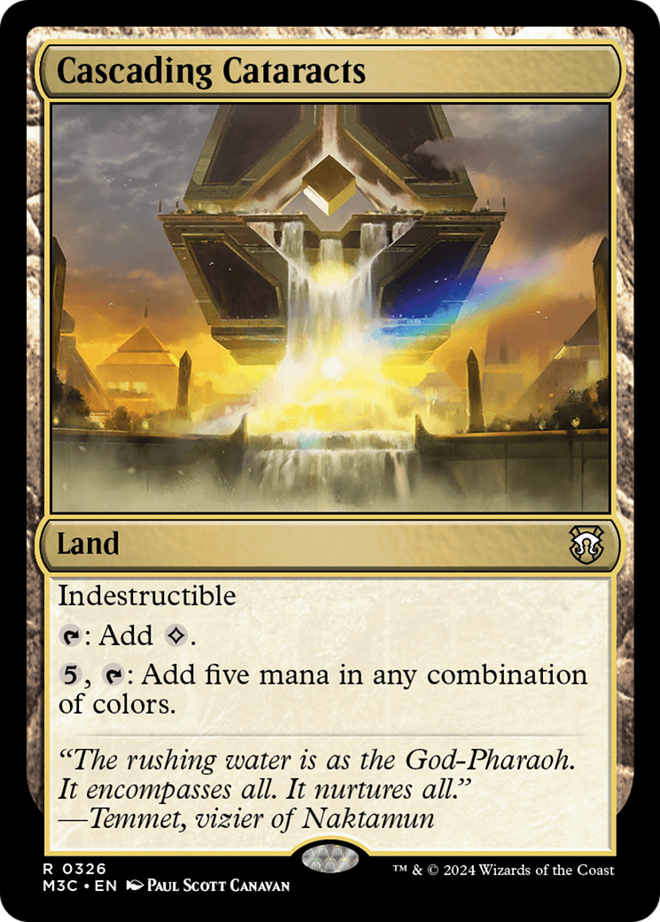 Cascading Cataracts (Ripple Foil) [Modern Horizons 3 Commander] | Tabernacle Games