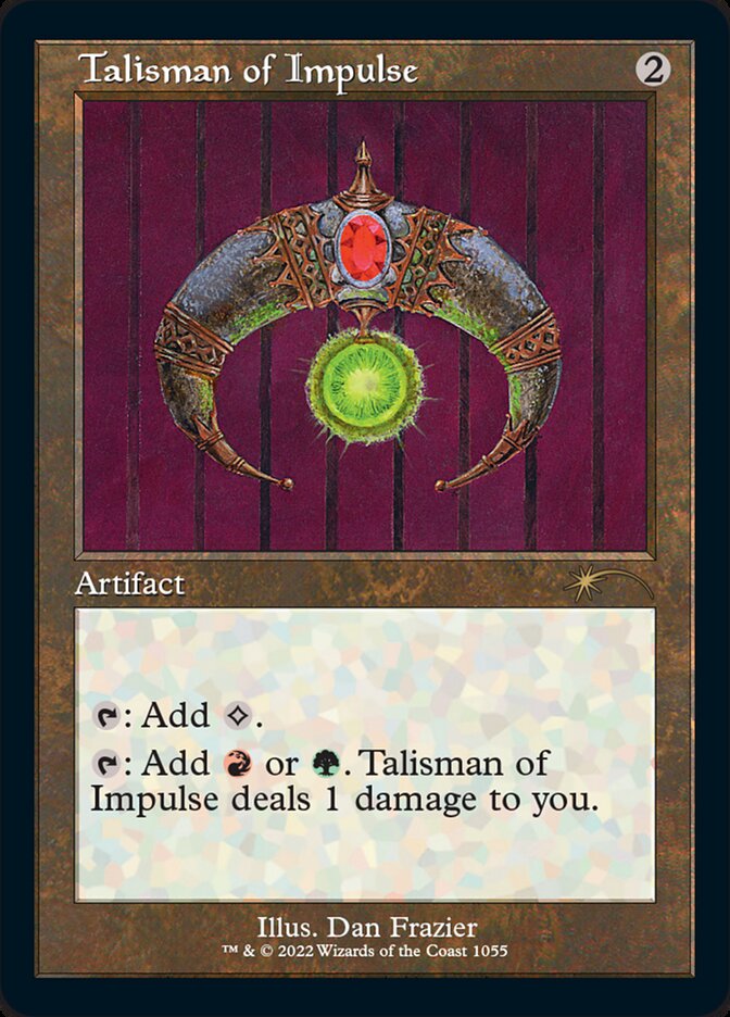 Talisman of Impulse (Foil Etched) [Secret Lair Drop Series] | Tabernacle Games