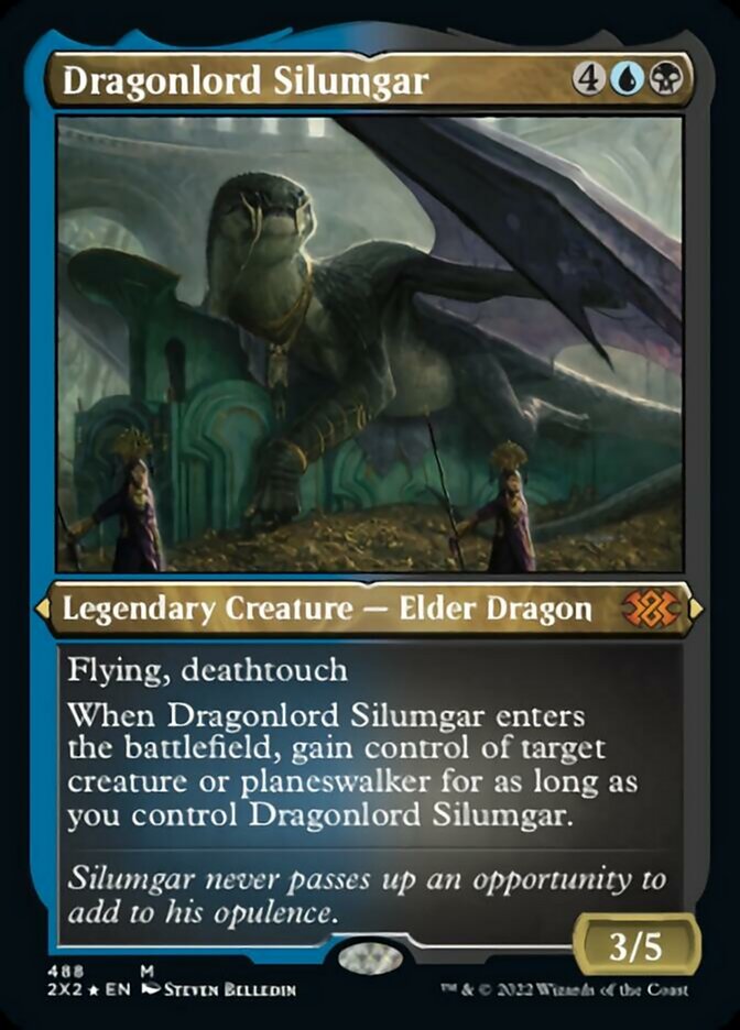 Dragonlord Silumgar (Foil Etched) [Double Masters 2022] | Tabernacle Games