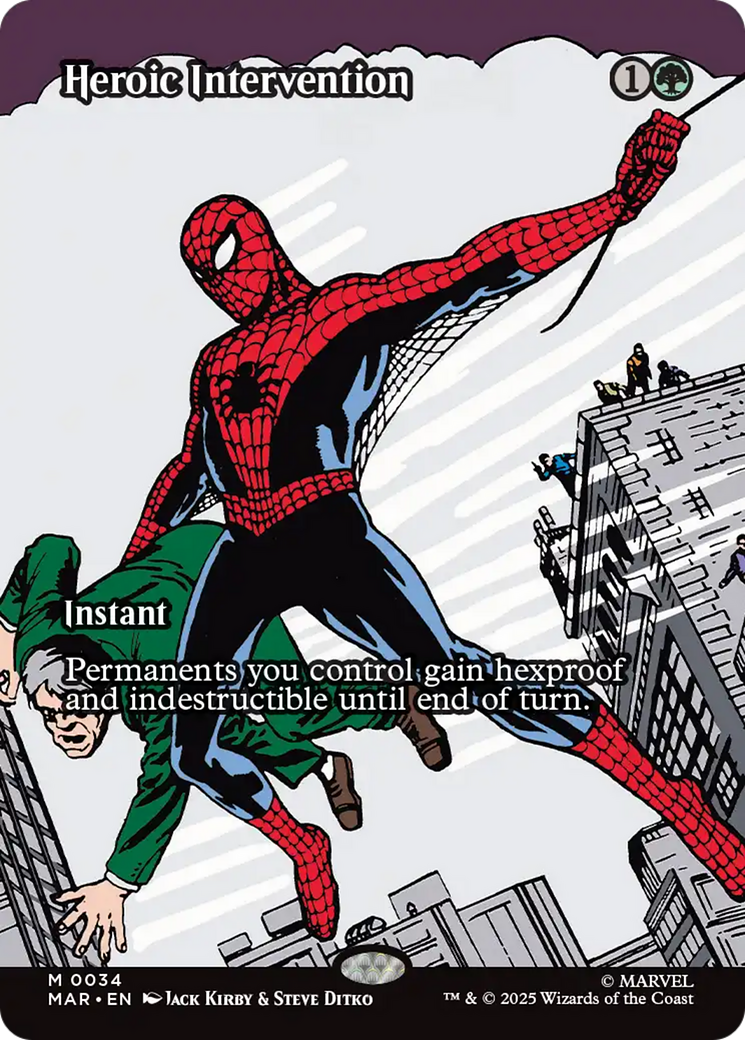 Heroic Intervention (Borderless) [Marvel's Spider-Man: Eternal-Legal] | Tabernacle Games