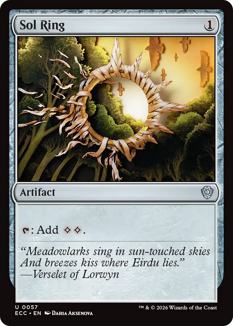 Sol Ring (0057) [Lorwyn Eclipsed Commander] | Tabernacle Games
