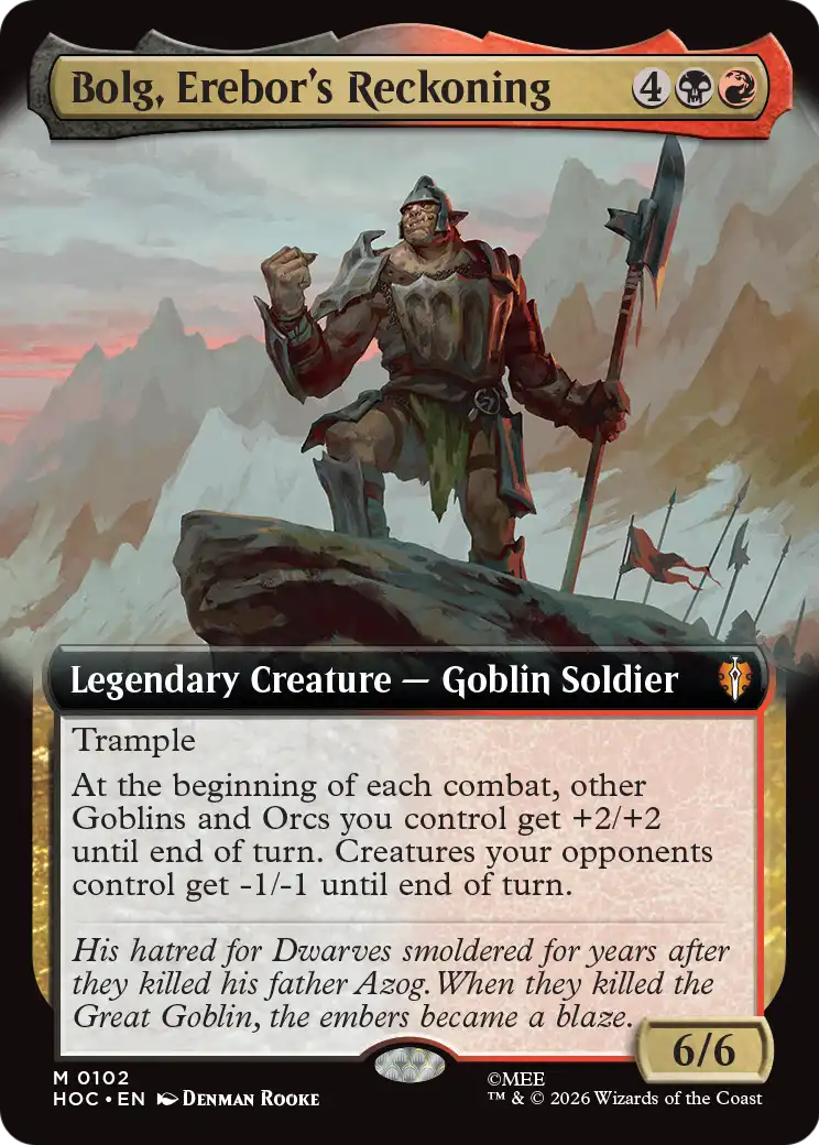Bolg, Erebor's Reckoning (Extended Art) [The Hobbit: Eternal-Legal] | Tabernacle Games