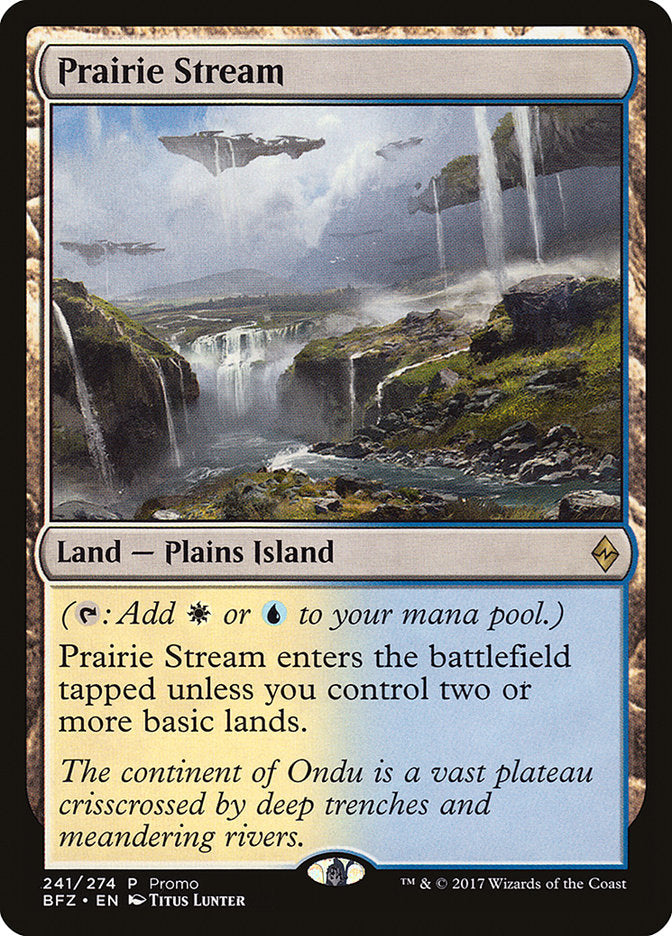 Prairie Stream (Promo) [Standard Showdown Promos] | Tabernacle Games