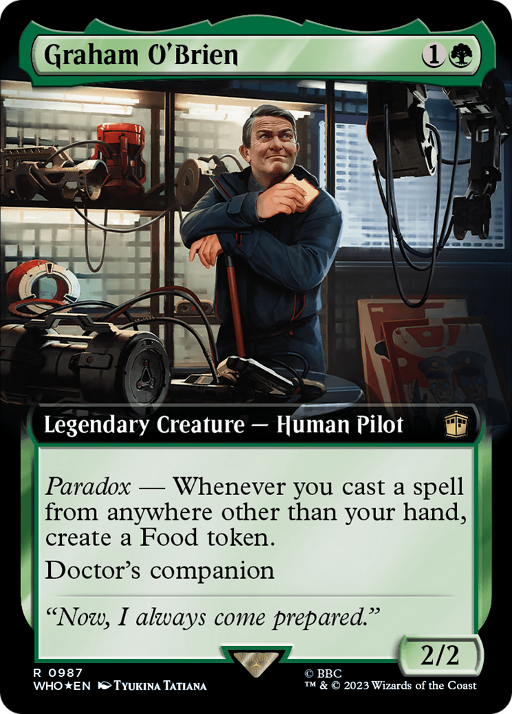 Graham O'Brien (Extended Art) (Surge Foil) [Doctor Who] | Tabernacle Games