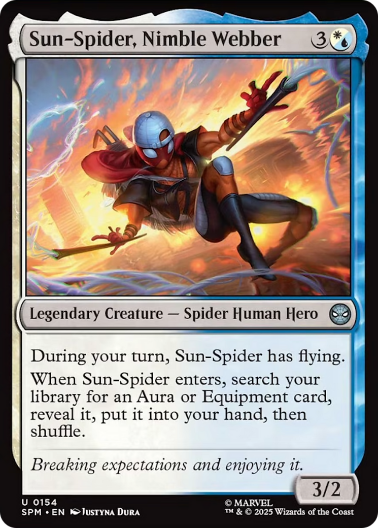 Sun-Spider, Nimble Webber [Marvel's Spider-Man] | Tabernacle Games