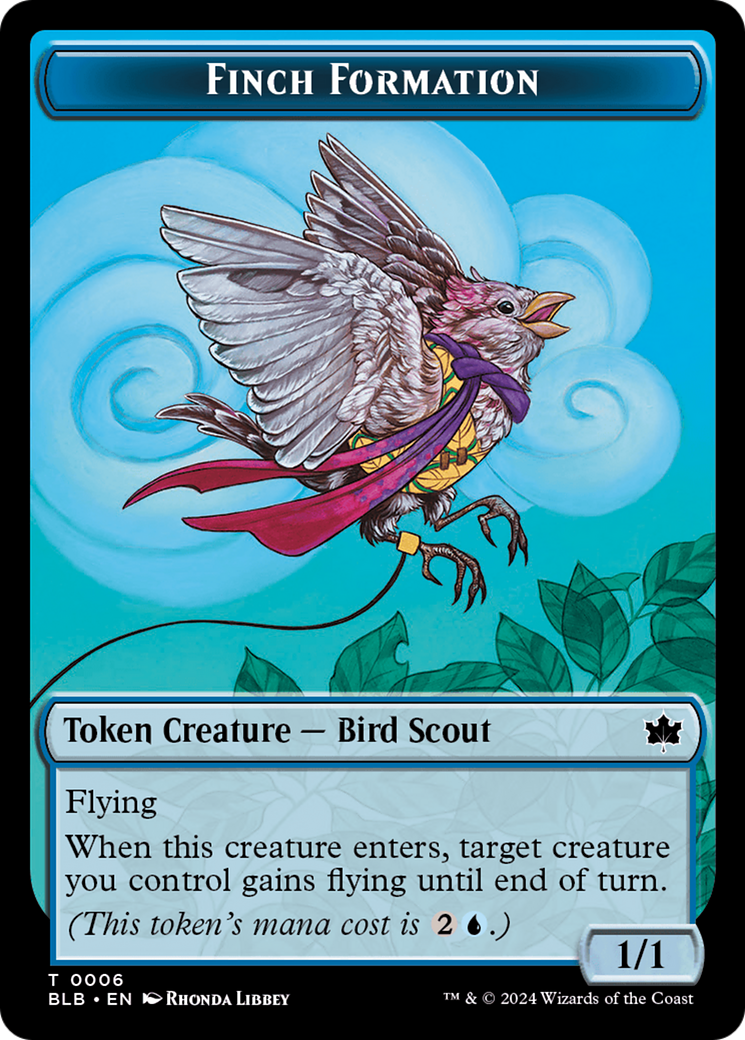 Finch Formation Token [Bloomburrow Tokens] | Tabernacle Games