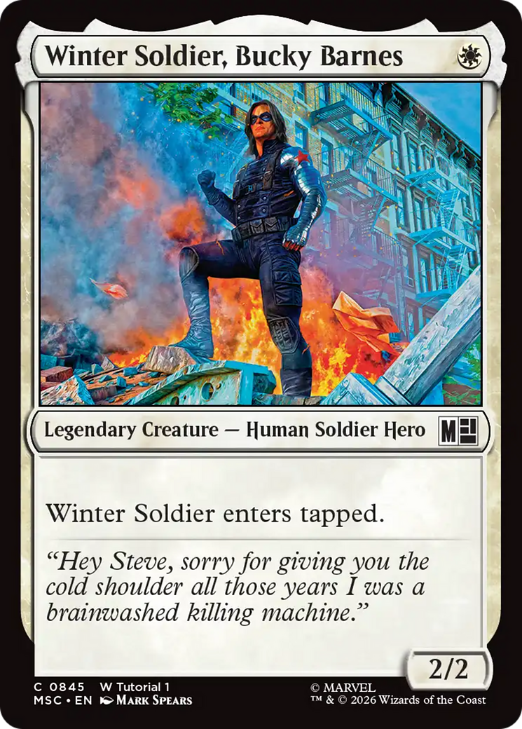 Winter Soldier, Bucky Barnes (0845) [Marvel Super Heroes Commander] | Tabernacle Games