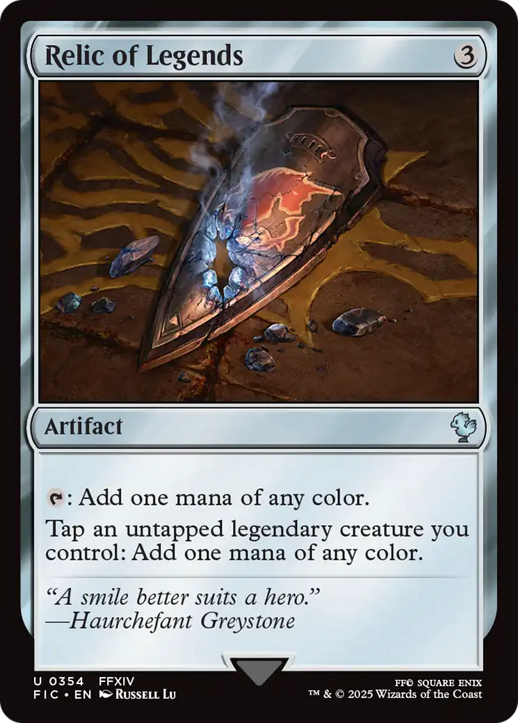 Relic of Legends [FINAL FANTASY Commander] | Tabernacle Games