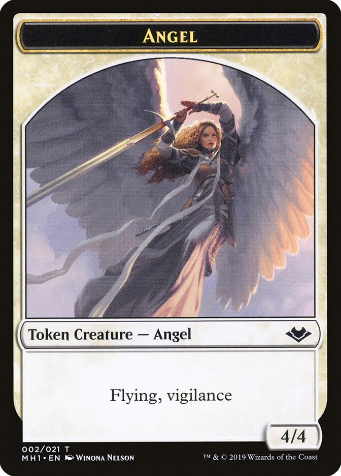 Shapeshifter (001) // Angel (002) Double-Sided Token [Modern Horizons Tokens] | Tabernacle Games