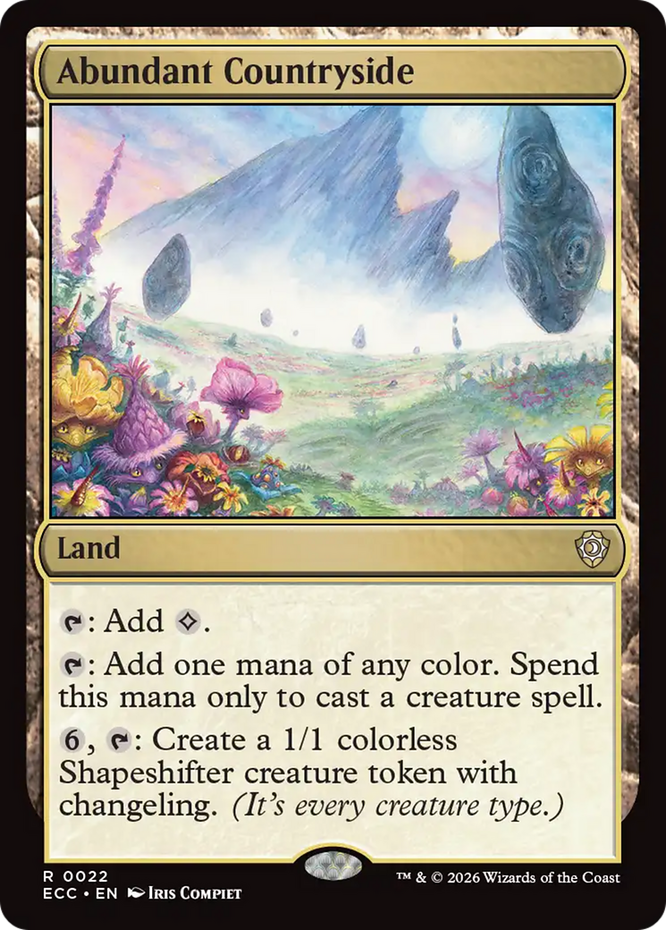 Abundant Countryside [Lorwyn Eclipsed Commander] | Tabernacle Games