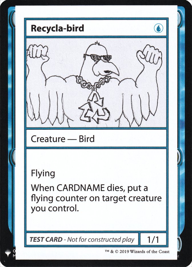 Recycla-bird [Mystery Booster Playtest Cards] | Tabernacle Games