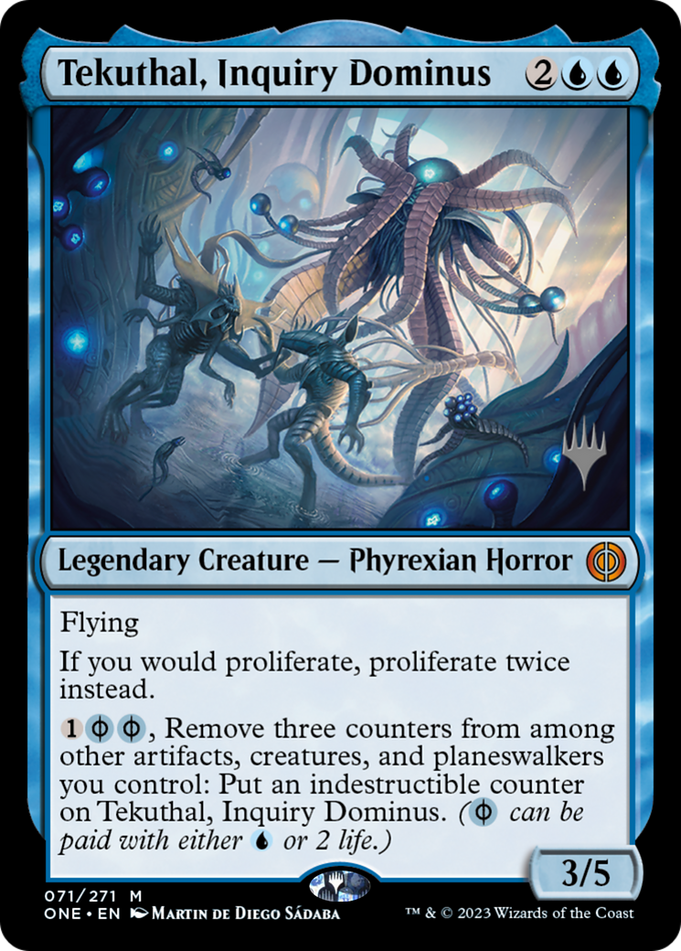 Tekuthal, Inquiry Dominus (Promo Pack) [Phyrexia: All Will Be One Promos] | Tabernacle Games